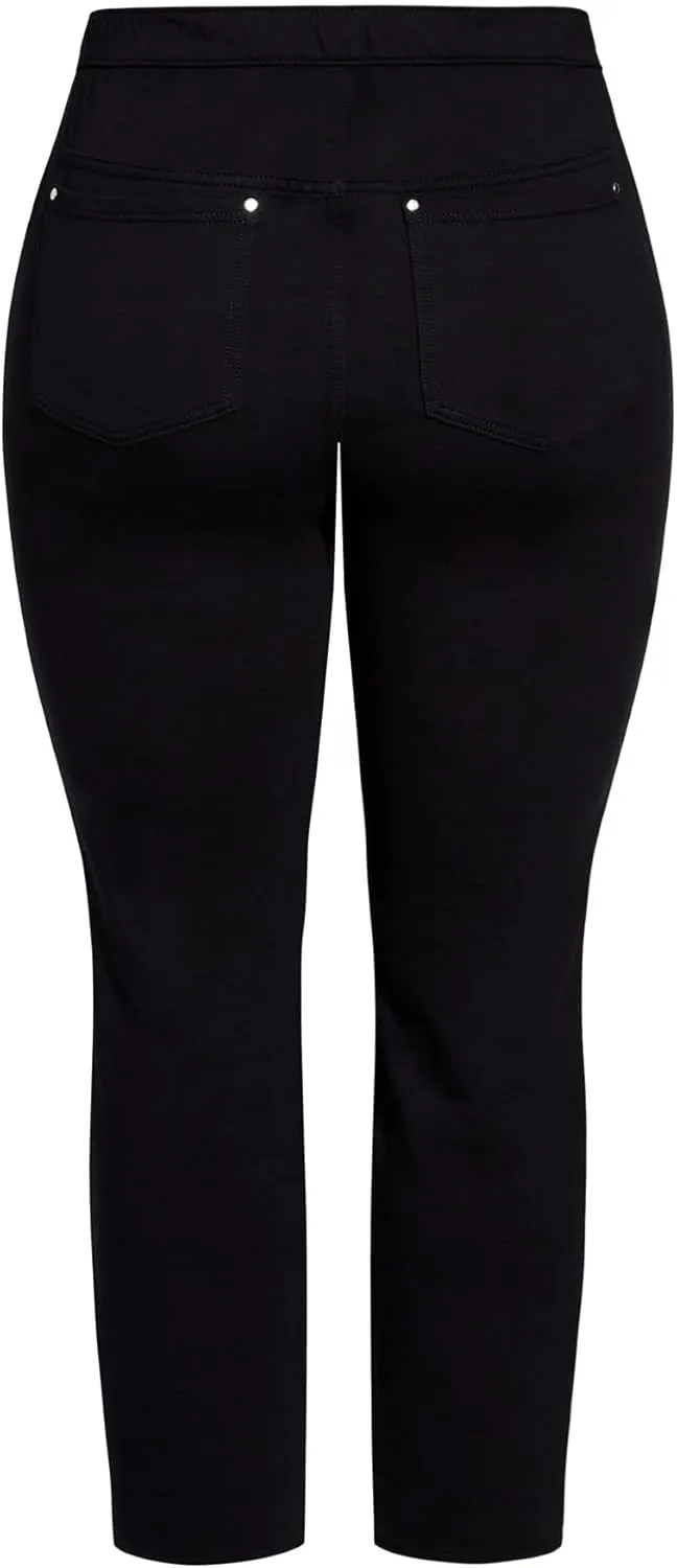 Women's Plus Size Knit Pull On Jean