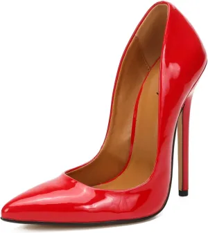 Women's Pumps High Heels Sexy Pointed Toe Black Stiletto Heels Dress Wedding Party Office Shoes Slip On