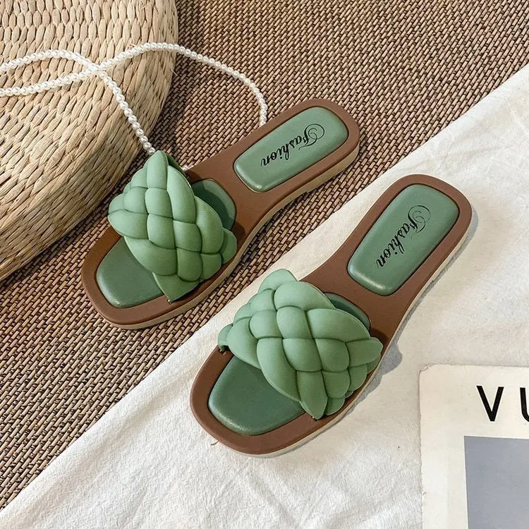 Women's Slip On Sandals | Flat Slides