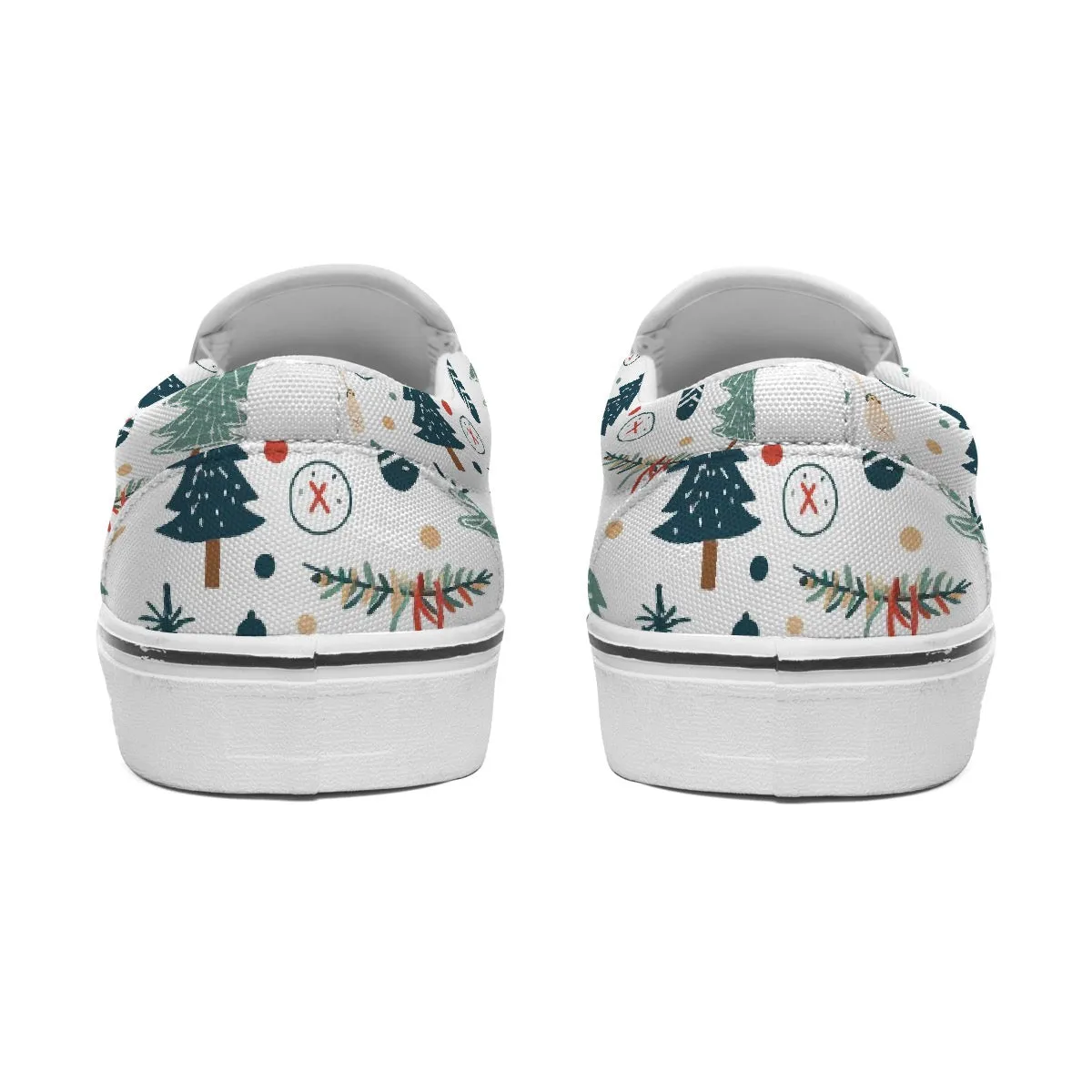 Women's Slip On Sneakers Christmas print