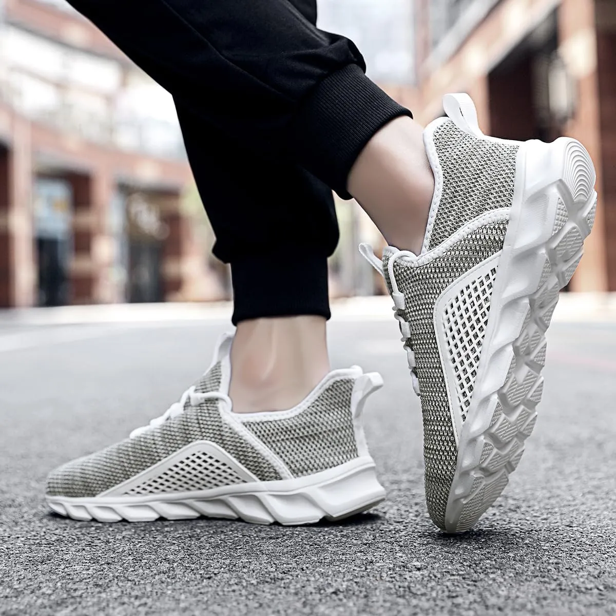 Women's Slip on Tennis Shoes Walking Running Non Slip Sneakers Lightweight Breathable Casual Fashion Comfortable Athletic Gym Sports Sneakers