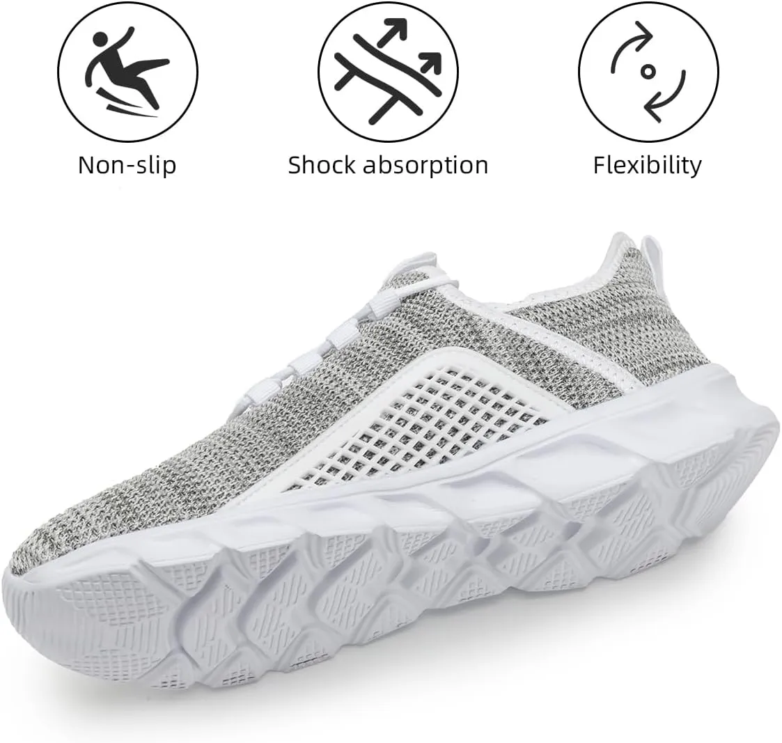 Women's Slip on Tennis Shoes Walking Running Non Slip Sneakers Lightweight Breathable Casual Fashion Comfortable Athletic Gym Sports Sneakers