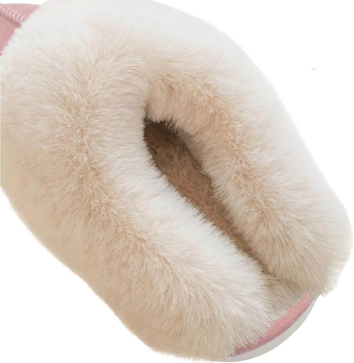 Women's Slippers Soft Plush Winter Warm House Shoes Slip on Memory Foam Fluffy Fur Slippers