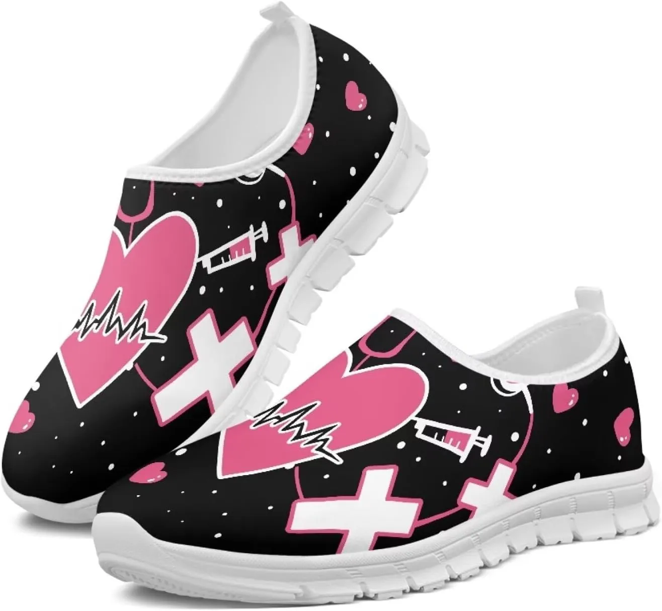 Women's Sneakers Casual Low Top Walking Sneaker Flat Breathable Soft Slip On Outdoor Lightweight Shoes for Women