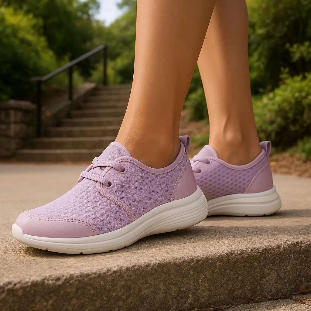 Women's Soft Sole Mesh Comfort Orthopedic Shoes, Slip-on Orthopedic Sneakers for Walking Arch Support