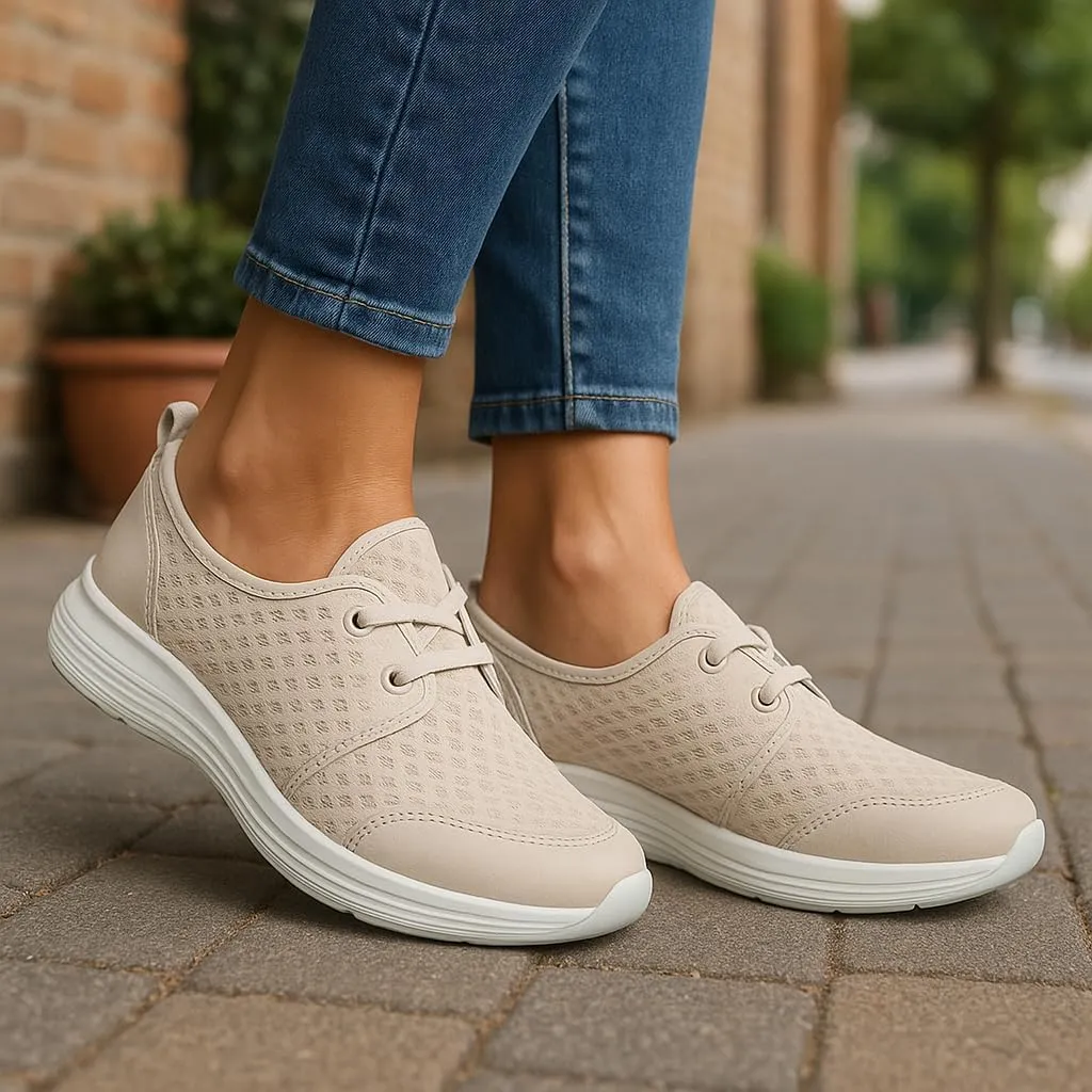 Women's Soft Sole Mesh Comfort Orthopedic Shoes, Slip-on Orthopedic Sneakers for Walking Arch Support