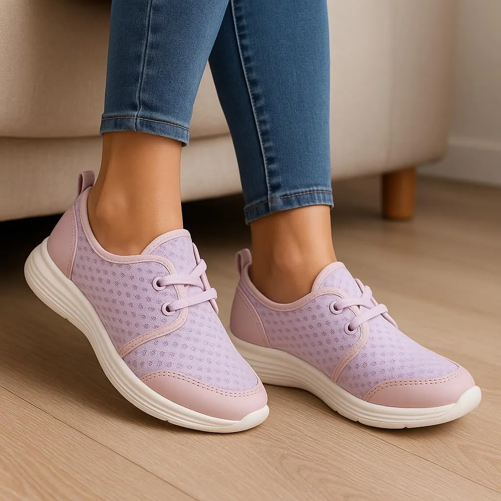 Women's Soft Sole Mesh Comfort Orthopedic Shoes, Slip-on Orthopedic Sneakers for Walking Arch Support