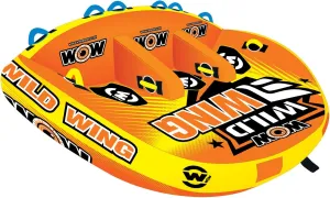 WOW Sports - Super Dog Towable Deck Tube For Boating 3 Person - Inflatable Boating Accessory For Kids & Adults