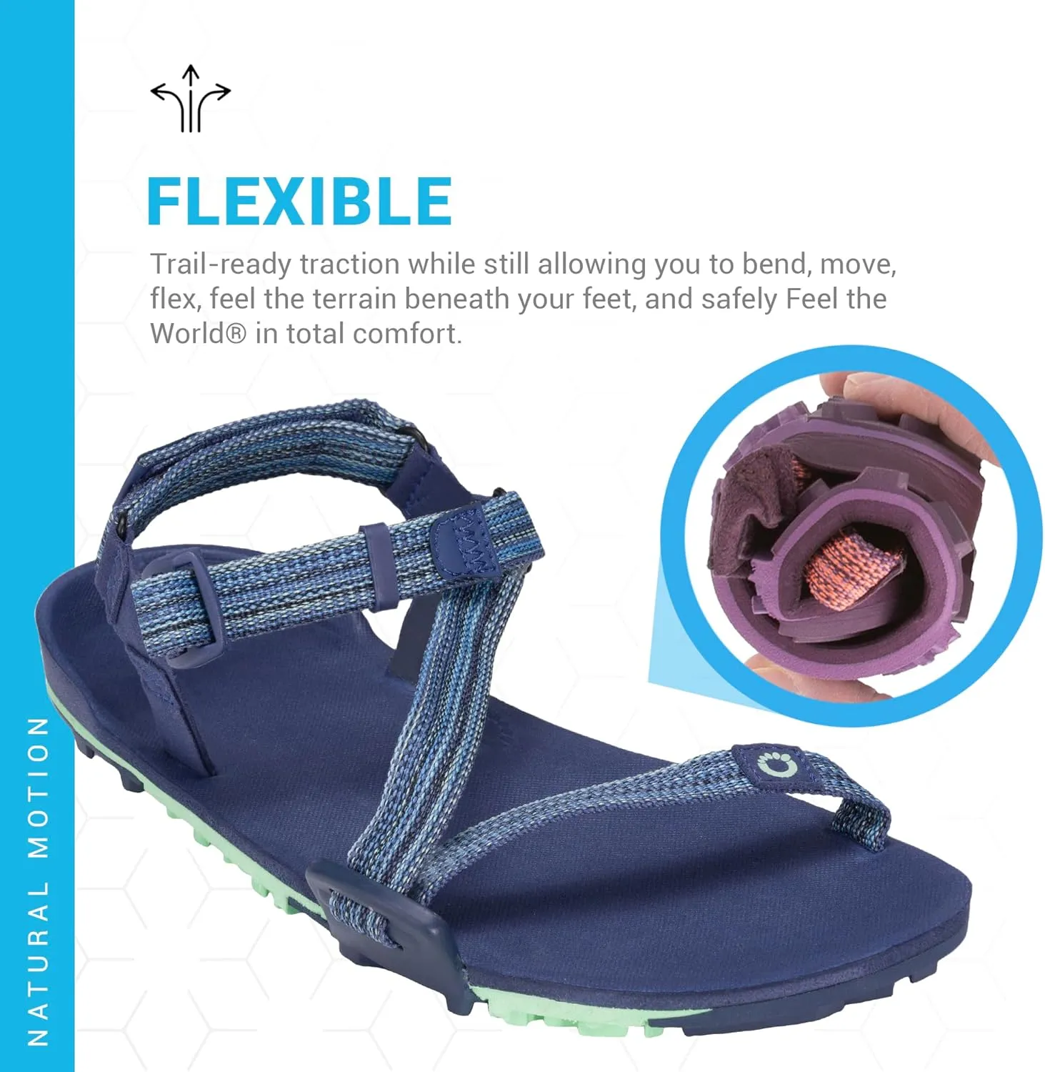 Xero Shoes Women's Z-Trail EV Barefoot Hiking Sandals
