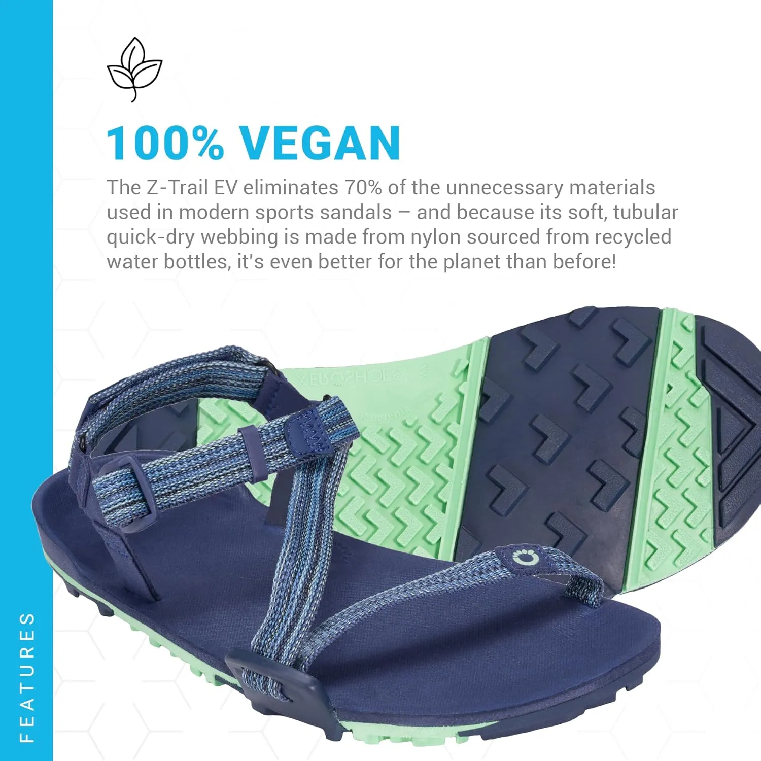 Xero Shoes Women's Z-Trail EV Barefoot Hiking Sandals