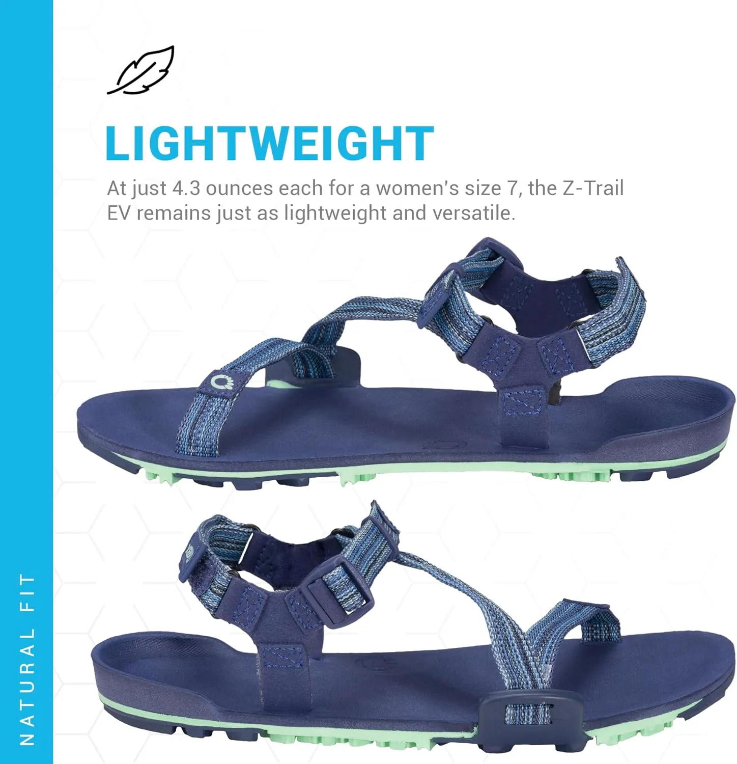 Xero Shoes Women's Z-Trail EV Barefoot Hiking Sandals