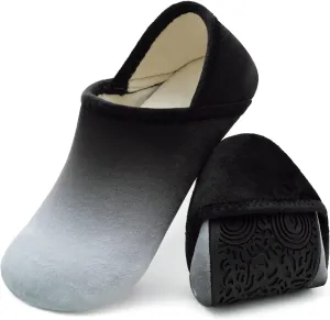 XIHALOOK House Slippers for Women Men Cozy Sock Shoes with Soft Rubber Sole Slip On for Indoor/Outdoor
