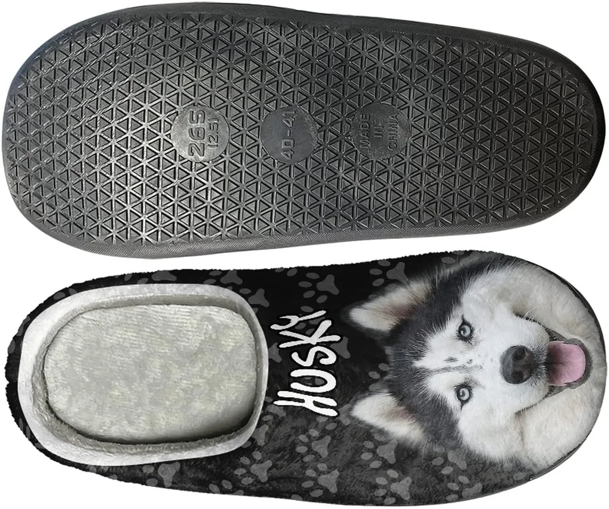 Xoenoiee Warm Slippers for Men Women Soft Comy House Slippers Lightweight Slip-On Fluffy Bedroom Home Shoes