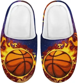 Xpyiqun House Slippers Kids Slip On Shoes Size 9-14.5 Warm Cozy Boys Girls Home Slippers Bedroom Shoes
