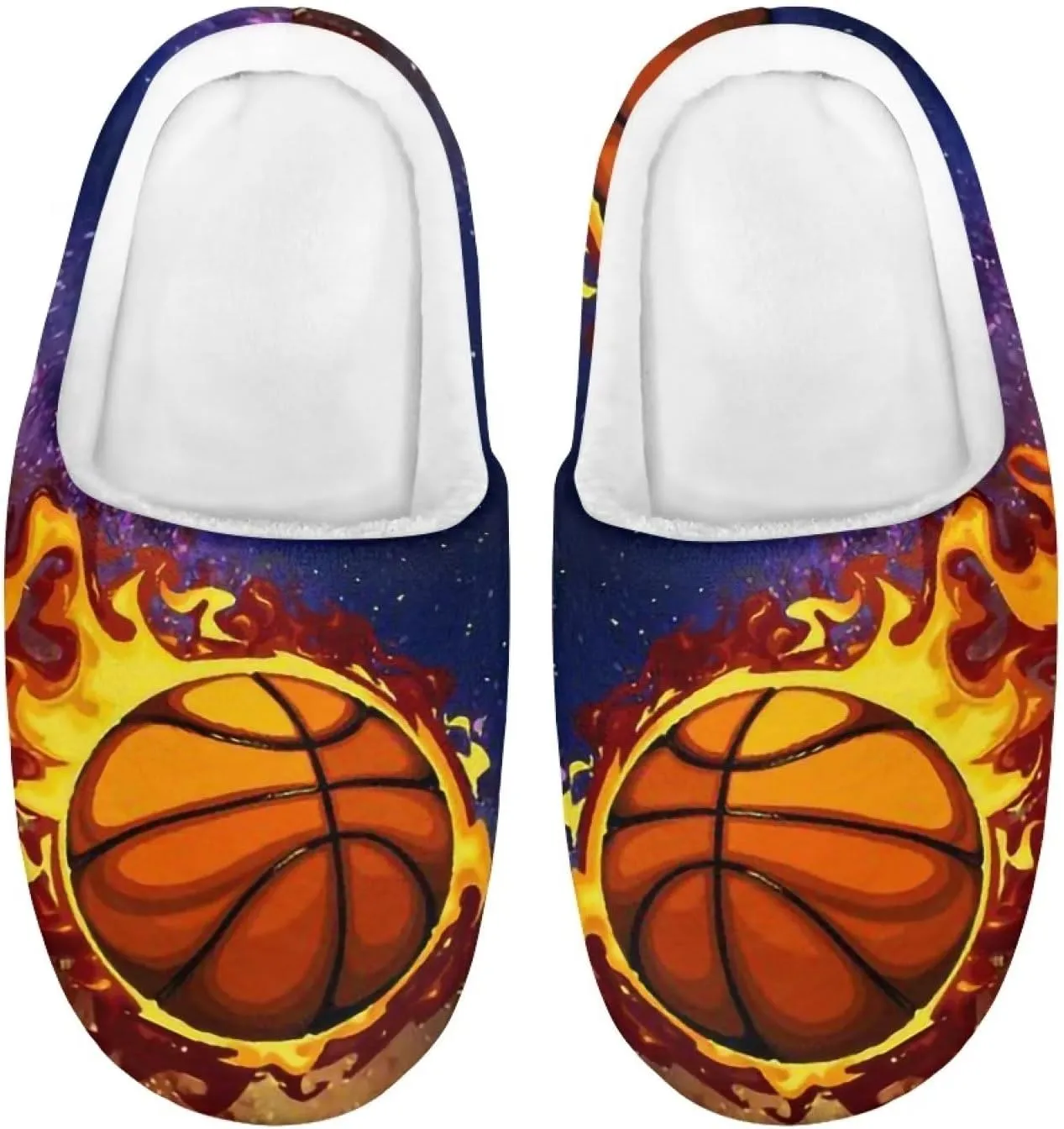 Xpyiqun House Slippers Kids Slip On Shoes Size 9-14.5 Warm Cozy Boys Girls Home Slippers Bedroom Shoes