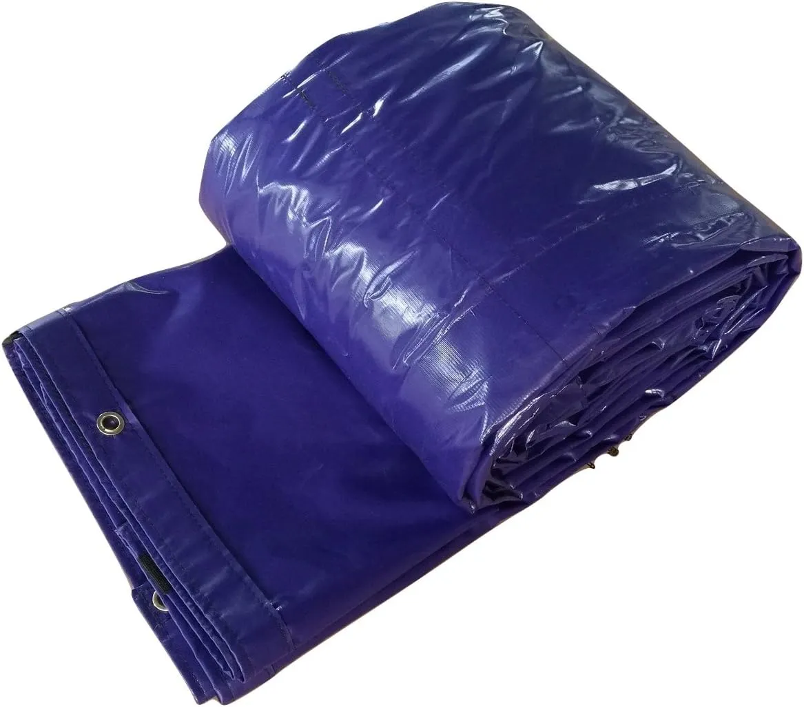 XTARPS 24' x 30' Flatbed Truck Tarp - Light Weight Machinery Tarp, Purple