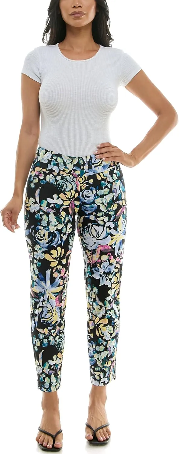 Zac & Rachel Women's Pull-on Ankle Length Pants with Millennium Fabric