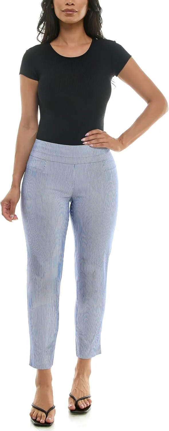 Zac & Rachel Women's Pull-on Ankle Length Pants with Millennium Fabric
