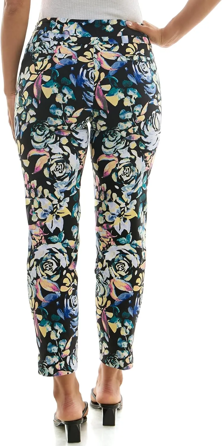 Zac & Rachel Women's Pull-on Ankle Length Pants with Millennium Fabric