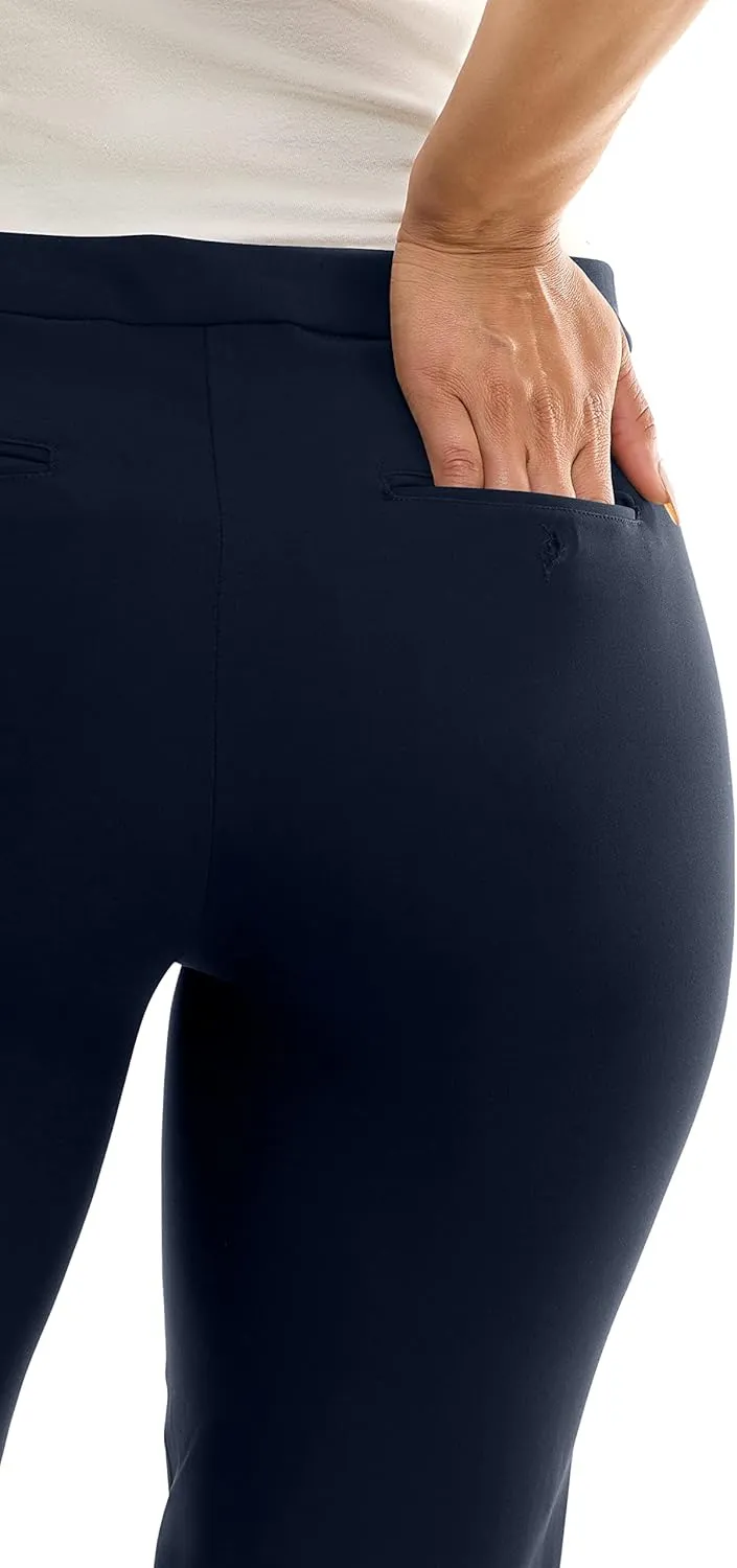 Zac & Rachel Women's Pull-on Ankle Pants with Band