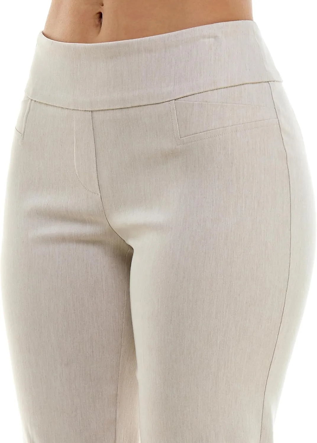 Zac & Rachel Women's Pull-on Slim Leg Crop Pant