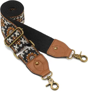 ZOOEASS Wide Shoulder Strap Adjustable Replacement,Purse Strap,Multi-Pattern Crossbody Bag Strap